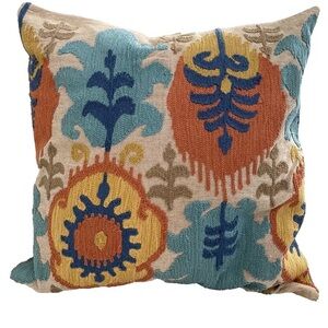 4 pottery barn Leigh ikat 20 x 20 pillow covers
